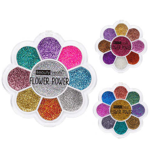 2515 Flower Power Glitter Palette (Set of 3) - Click Image to Close